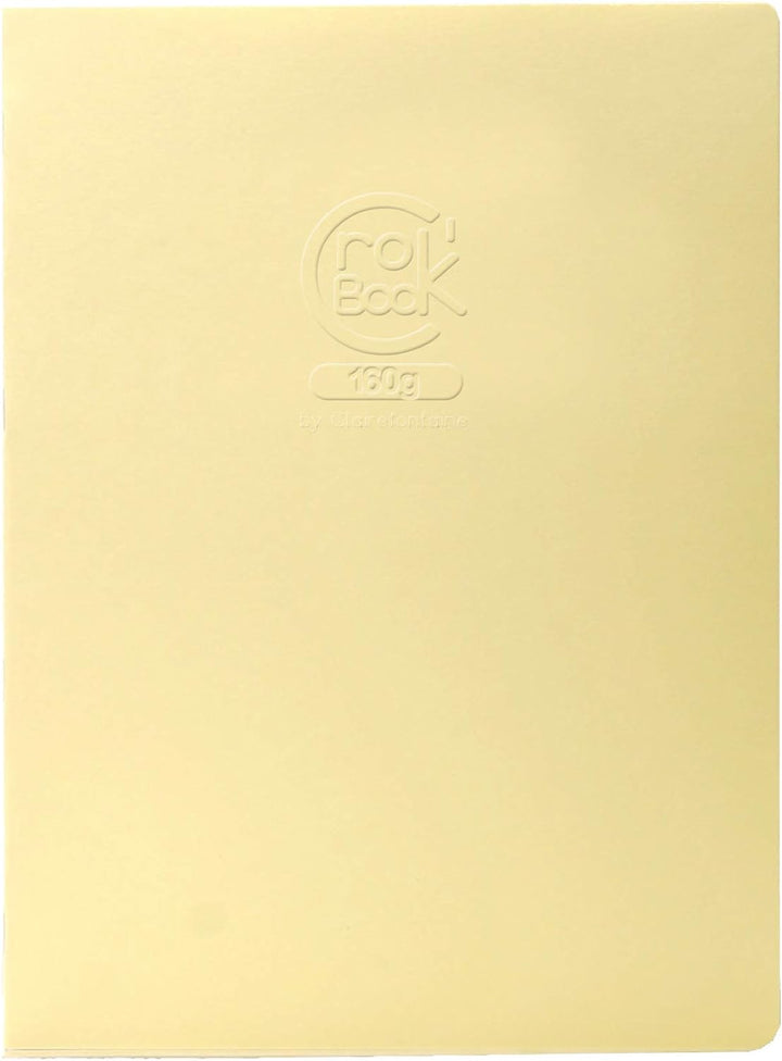 Clairefontaine 60338C - Packung mit 10 Skizzenheften Crok'Book 17x22cm Hochformat 20 Blatt weisses Z