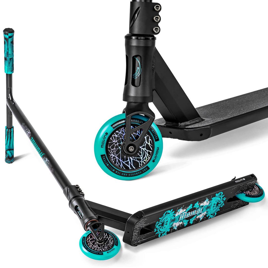 Movino Maniac Stunt Scooter Roller Professioneller Freestyle Roller IHC-Kompressionssystem Street-De