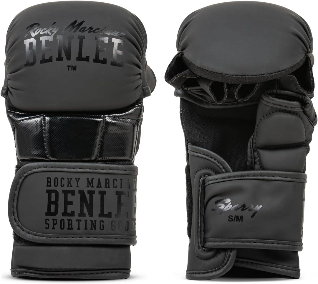 BENLEE MMA-Trainingshandschuhe aus Kunstleder (1Paar) SPARRY L/XL, Black