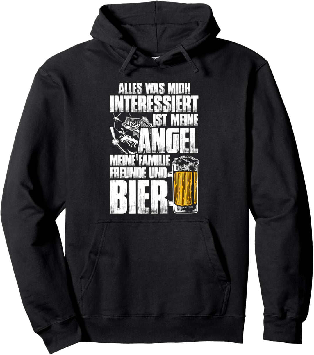 Angel Familie Freunde Bier - Lustiger Angler und Fischer Pullover Hoodie