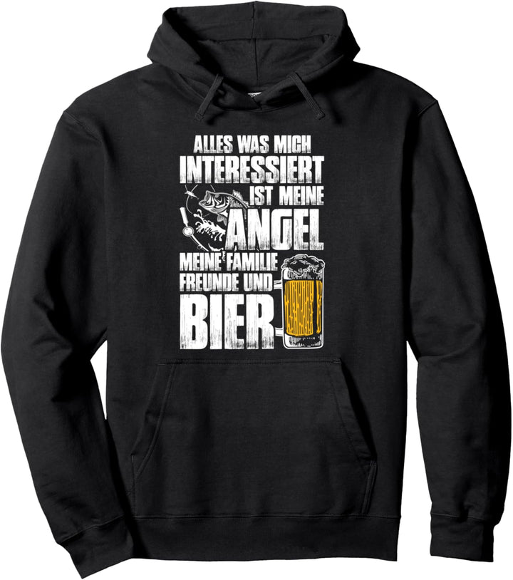 Angel Familie Freunde Bier - Lustiger Angler und Fischer Pullover Hoodie