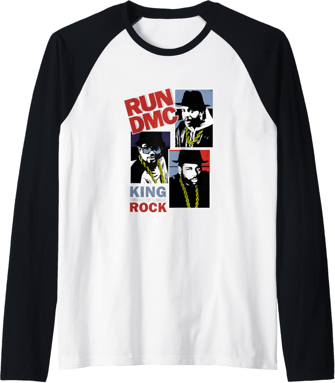 RUN DMC Clip Portraits Raglan