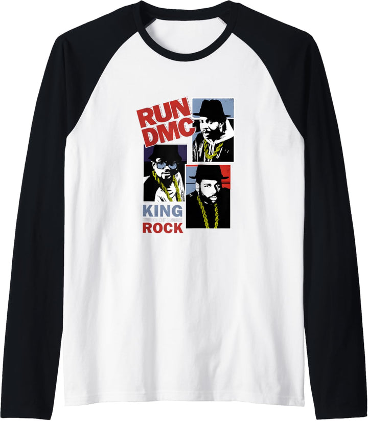 RUN DMC Clip Portraits Raglan