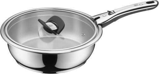 WMF Click&Serve Bratpfanne Induktion, ohne Edelstahlgriff, Cromargan Edelstahl beschichtet (ohne Ede