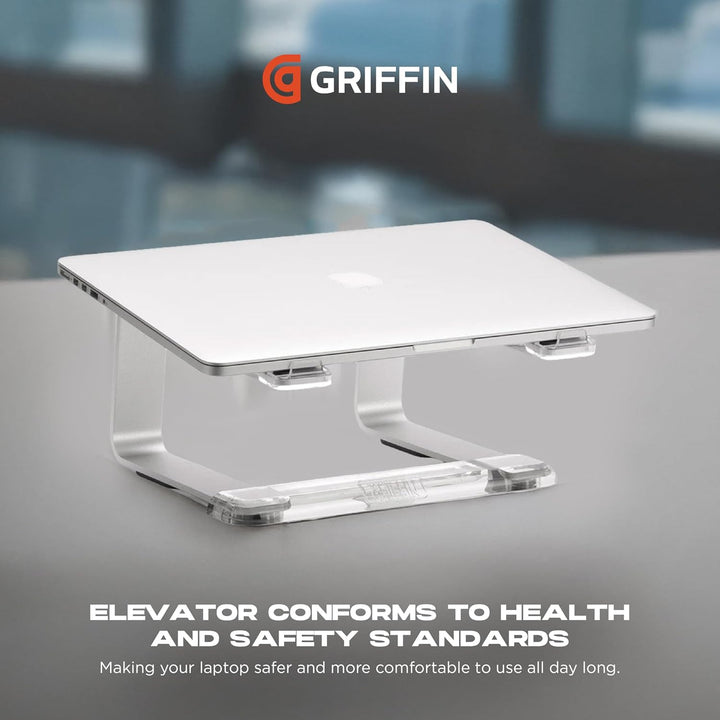 Griffin Elevator Aluminium-Ständer für Apple Macbooks & Notebooks & Laptops [Laptop Ständer aus gebü