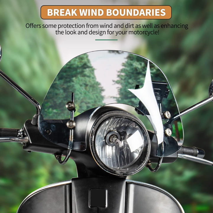 Scooter Windschutzscheibe Flyscreen Deflectors Visier für Vespa Primavera 50 125 150 Primavera 50 Pr
