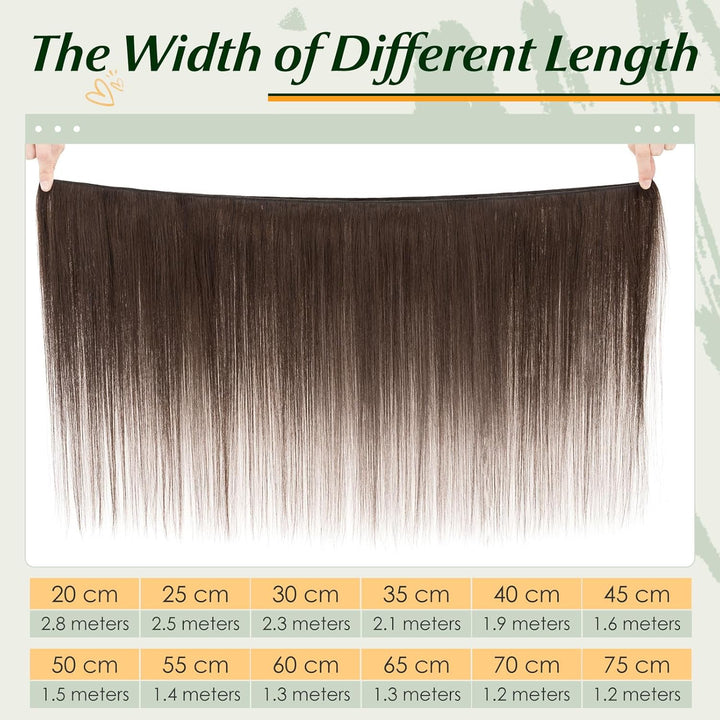 Elailite Haartressen Echthaar Sew in Bündel Hair Extensions Tressen Haarverlängerungen Brasilianisch