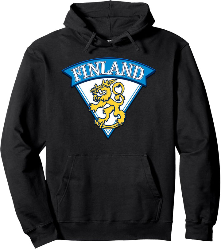 Suomi Finland Finnisch Löwe Reisegeschenk Souvenir Pullover Hoodie