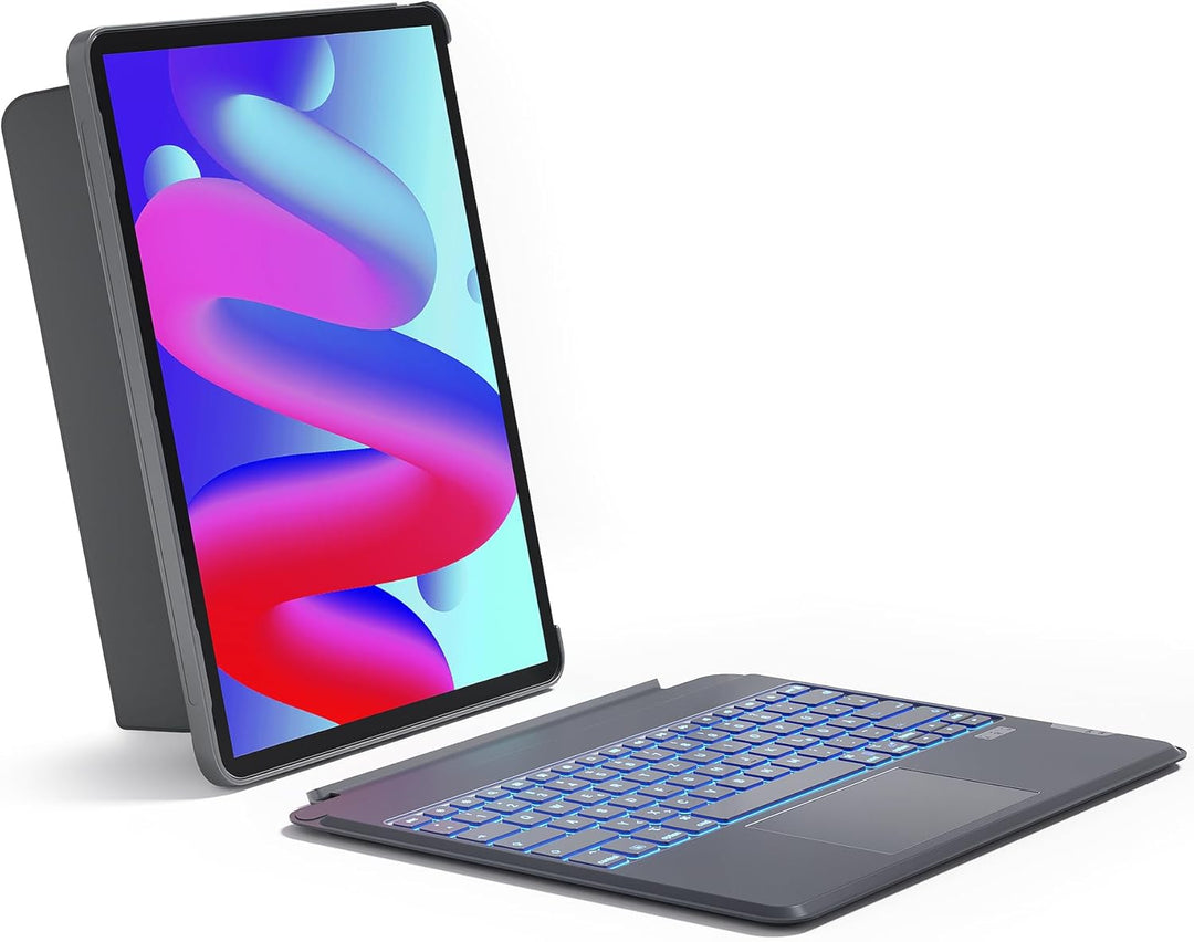 Inateck Tastatur Hülle Kompatibel mit iPad Air 13 Zoll (2024),ipad Pro 12.9 Zoll 6/5/4/3 Gen, Hoch-/