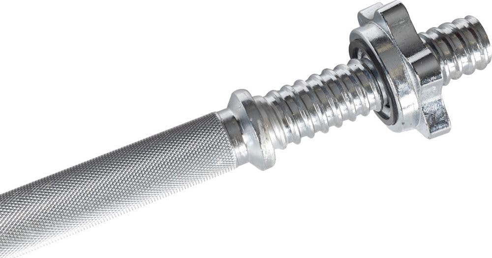 Bodyline Chrom-Lenkerstange mit Ringmutter für Gusseisenscheiben — Länge 33 cm — Durchmesser 25 mm —