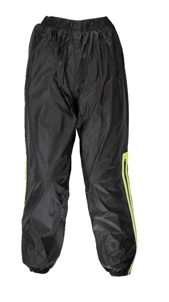 GMS Douglas Motorrad Regenhose, schwarz/neon, 10XL