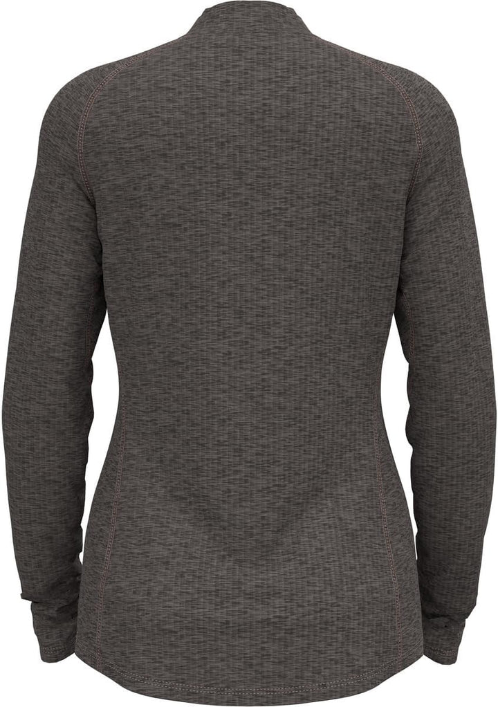 Odlo Damen Tencia_542551 Mid Layer mit Reissverschluss (1er Pack) S Iron Melange, S Iron Melange