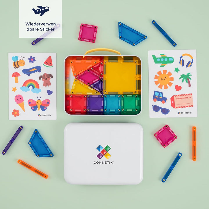 CONNETIX Magnetische Bausteine Mini-Reisepack, 32 Stück