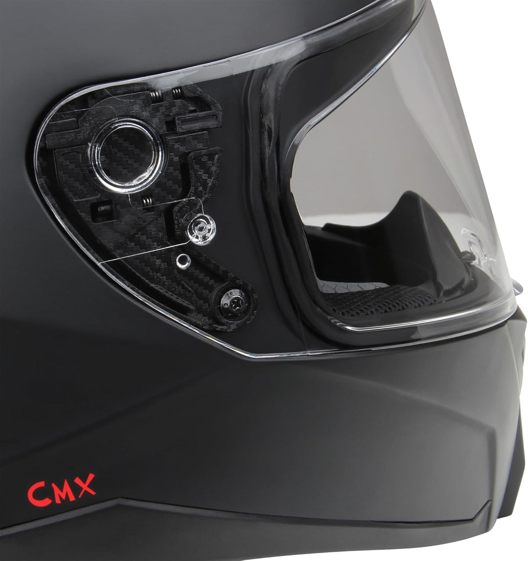 Motorradhelm Integralhelm CMX Blacky schwarz matt in Grösse XL