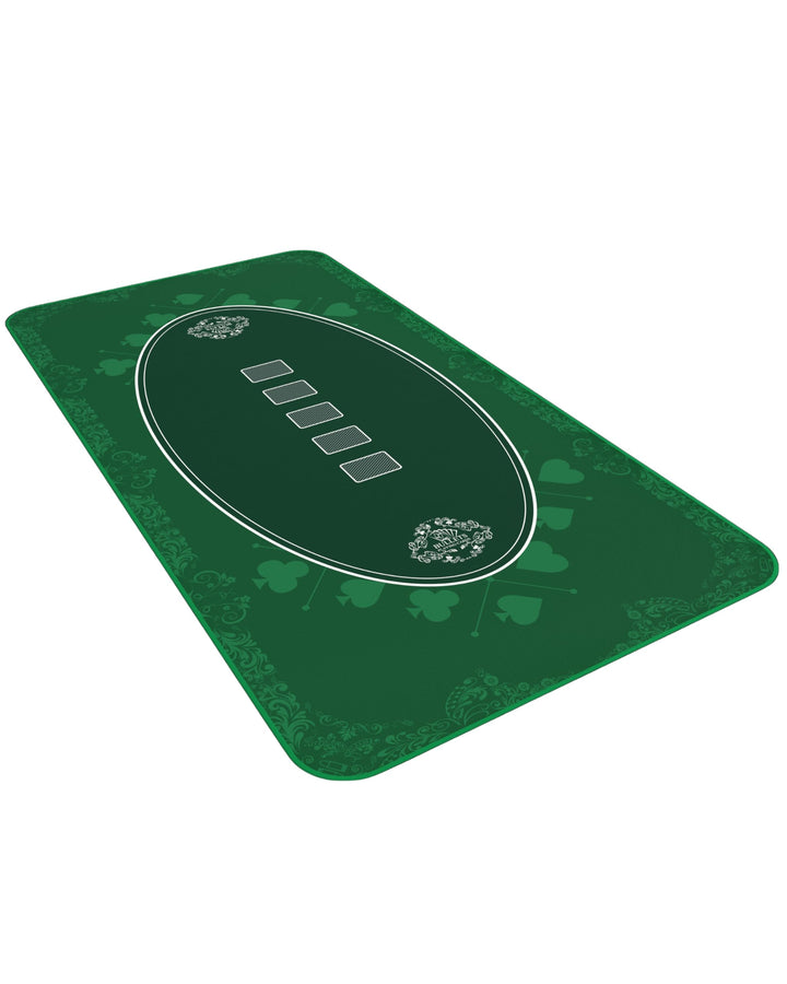 Bullets Playing Cards Designer Pokermatte grün in 100 x 60cm - für den eigenen Pokertisch - Deluxe P