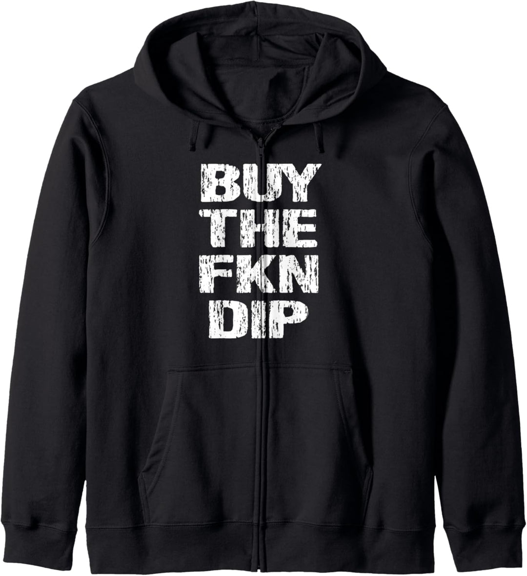 BTFD Buy The Dip Bitcoin BTC Funny Crypto Coin Distressed Kapuzenjacke