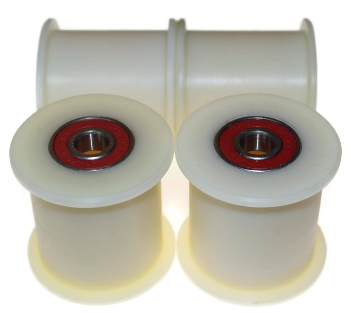 4 Stück Nylon Gurtspanner 60 mm Ø 50 mm Nut 12 mm Lager exakt in der EU gefertigt (60-50-12)