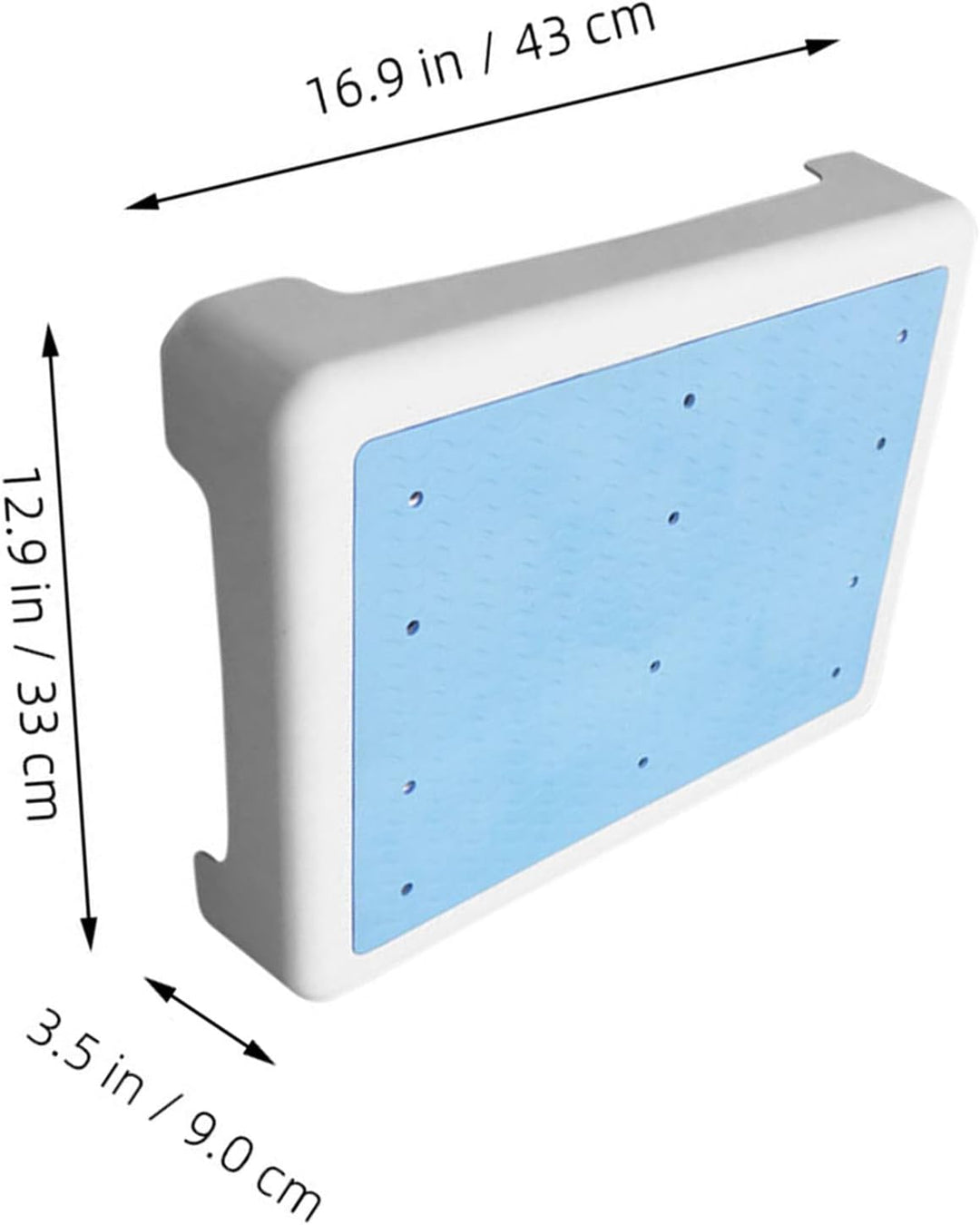 Beavorty Rutschfester Badewannentritt mit Nonslip Design aus Pp und TPR Minimalistischer Badewannent