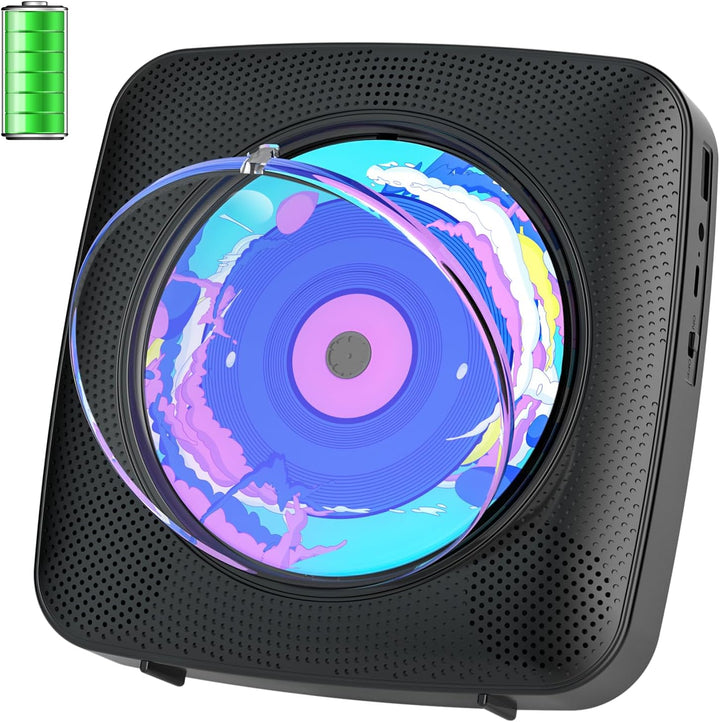 Radio mit CD Player Kinder: Kegaudio Tragbarer CD Players Tragbar mit Bluetooth Lautsprecher Frontan