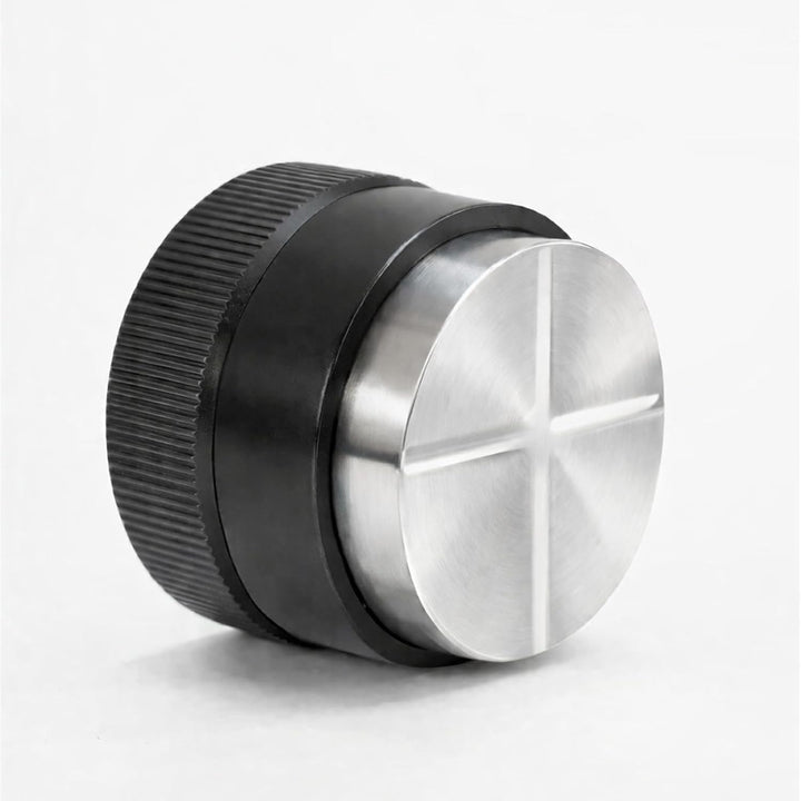 Kaffeetamper 58mm aus Edelstahl – Höhenverstellbarer Espresso Tamper & Leveler – Schwerkraft Kaffeev