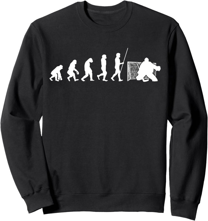 Eishockey Torwart I Goalie | Ice Hockey Evolution Geschenk Sweatshirt