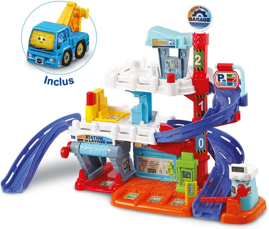 VTech - TUT TUT TUT Flitzer Auto Garage, 556605, Mehrfarbig,