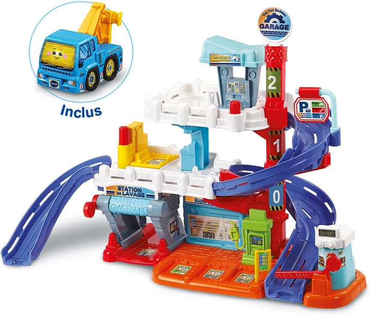 VTech - TUT TUT TUT Flitzer Auto Garage, 556605, Mehrfarbig,