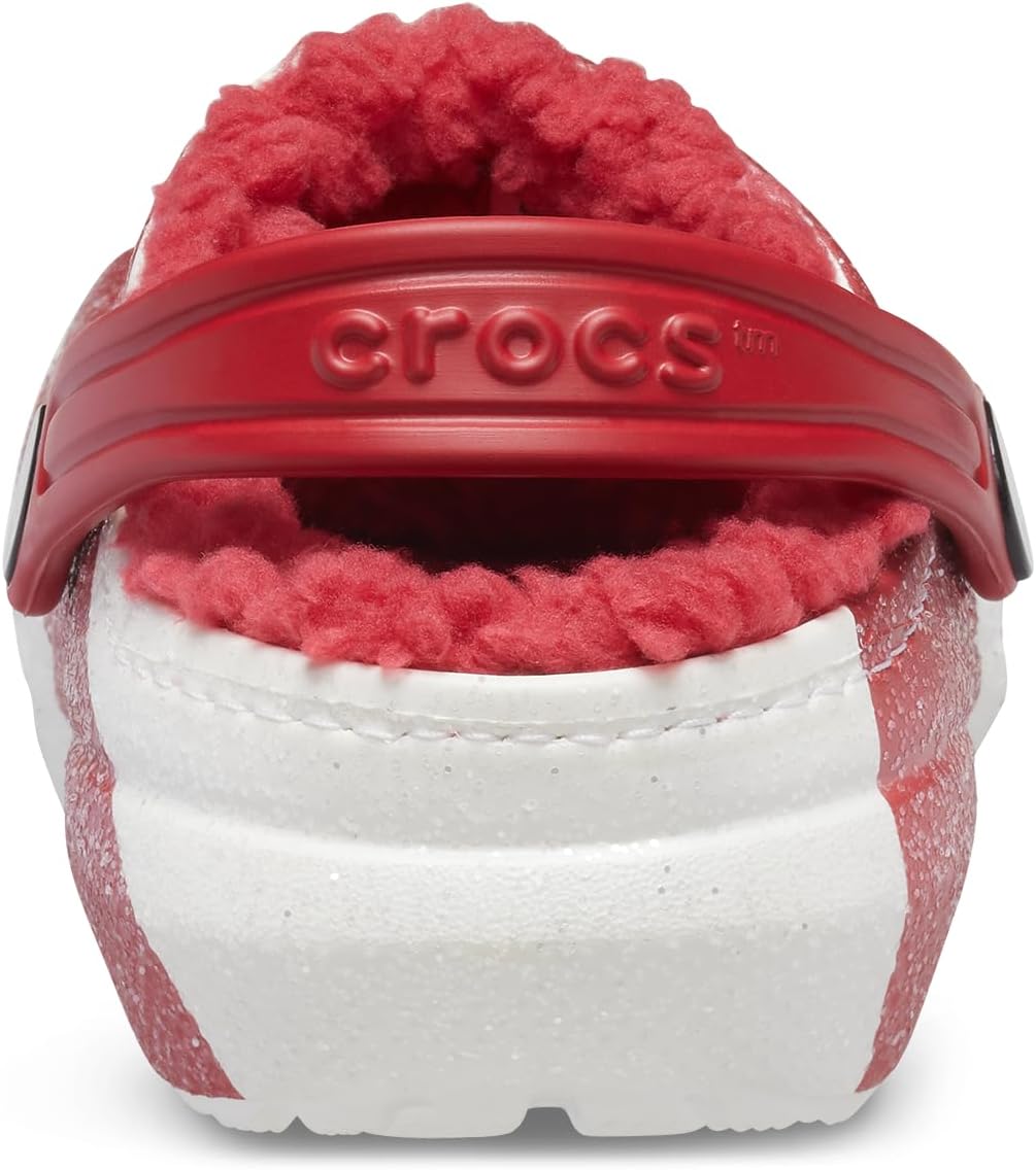 Crocs Classic Clog - Seasonal Graphic (Little Kid/Big Kid) 22 EU Weiss Rot, 22 EU Weiß Rot