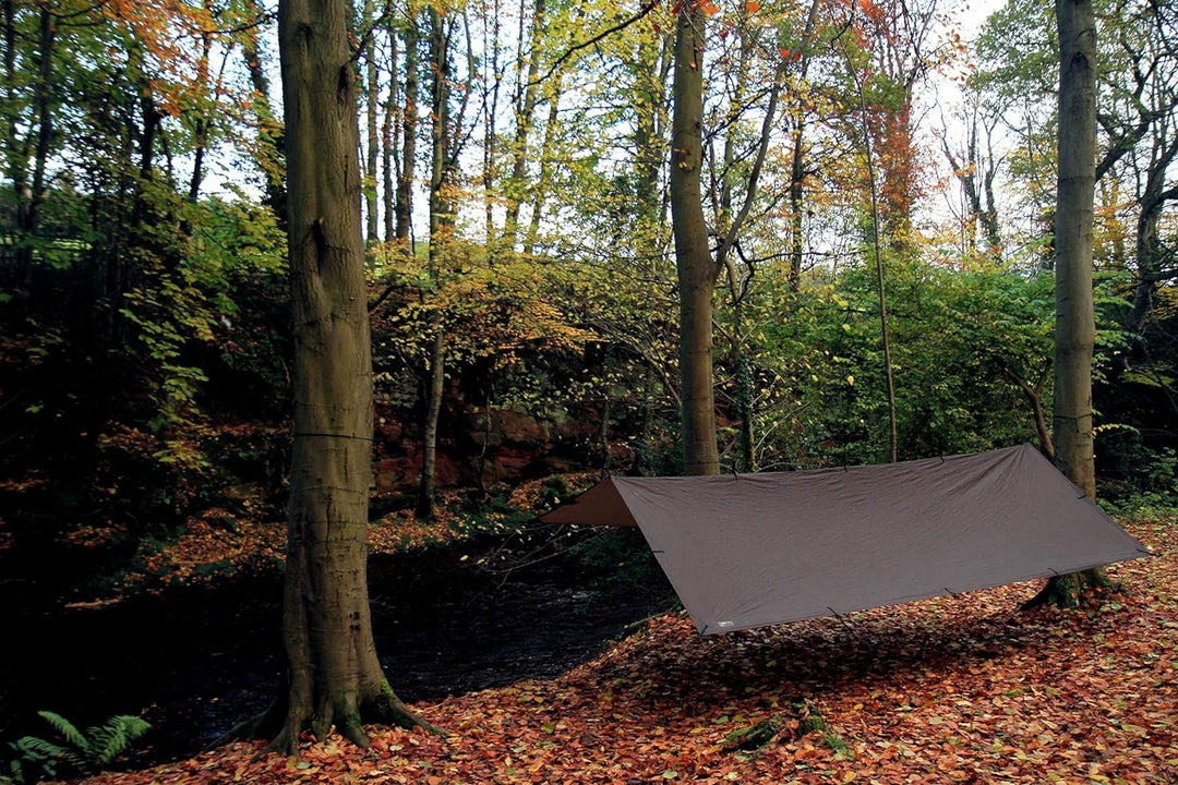 DD Tarp XL Regendach Zelt Plane - Coyote braun