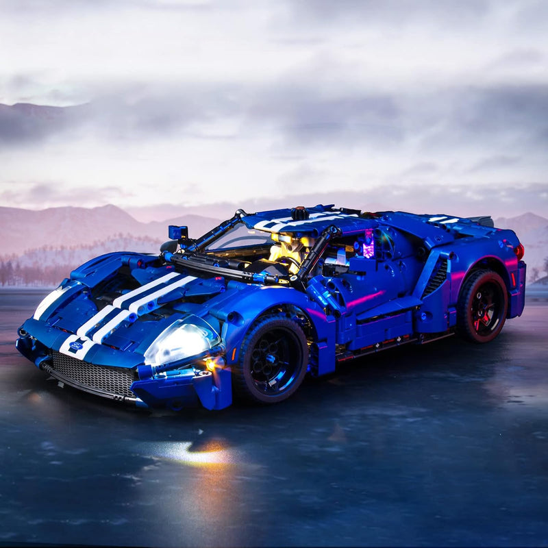 Led Licht Set für Lego Ford GT 2022 Modellbausatz (Kein Lego-Modell), Dekorationsbeleuchtungsset für