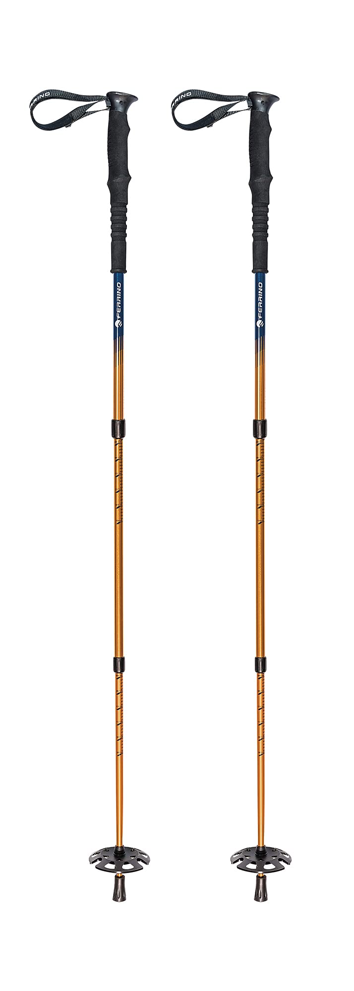 Ferrino Diorite Trekkingstöcke Unisex Erwachsene L gelb, L gelb
