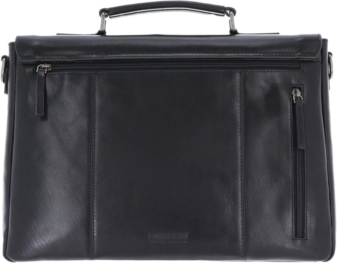 Leonhard Heyden Roma Aktentasche Leder 39 cm Laptopfach