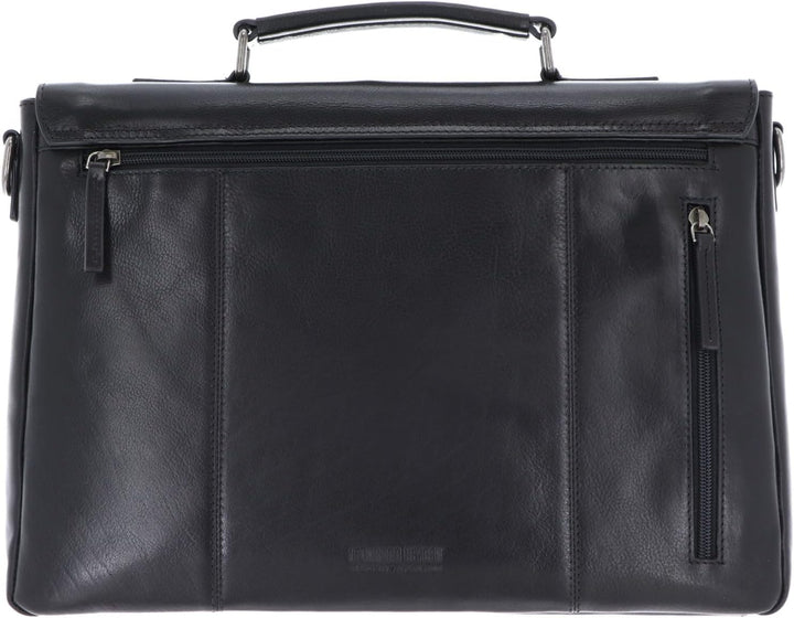 Leonhard Heyden Roma Aktentasche Leder 39 cm Laptopfach