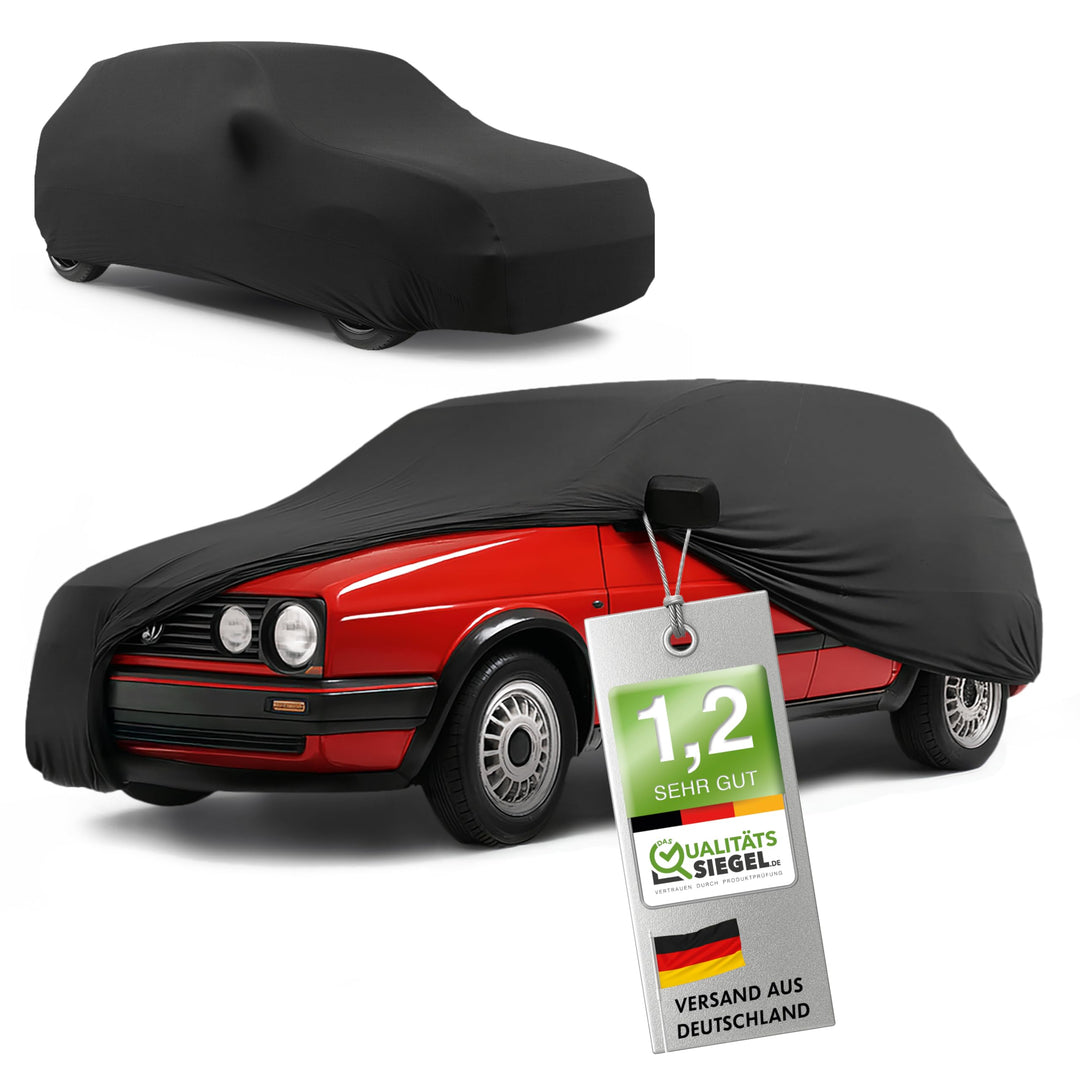 Walser Premium Abdeckung Auto Indoor Stretch Plus Qualitätssieger Sehr Gut* Autoabdeckung Winter Aut