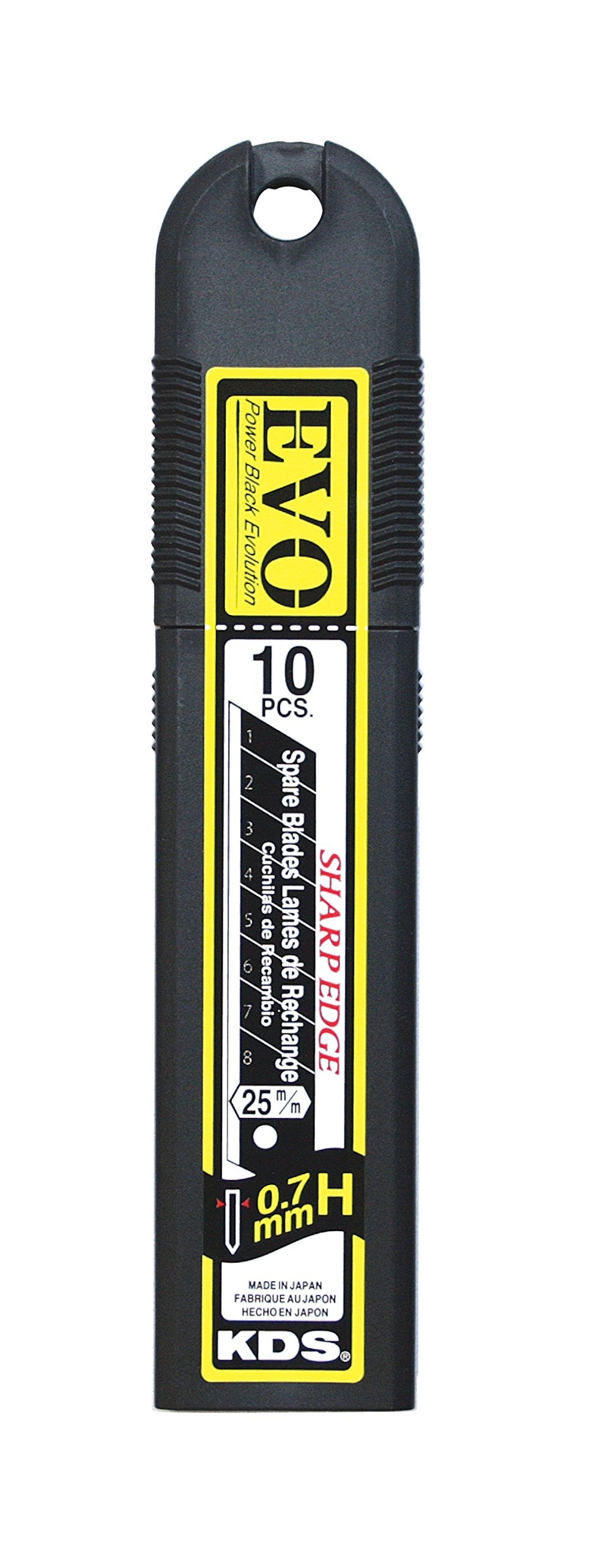 KDS HB-10B EVO Box Power Black Evolution m. 25mm Abbrechklingen (10 Stück)