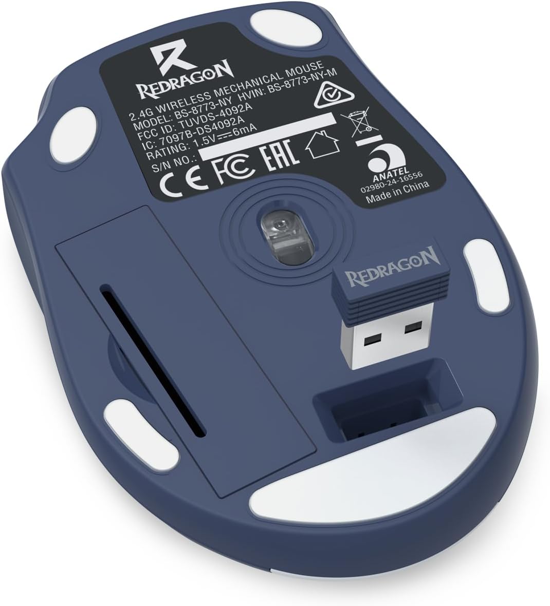 Redragon BS8773 Gaming-Tastaturen &amp; -Mäuse Combos Kabellos 78 Tasten | 2.4G Low-Profile mechanische