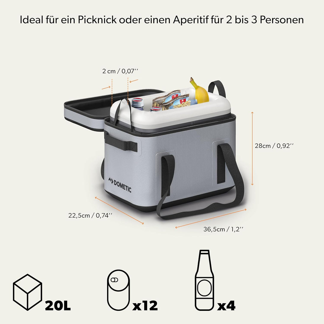 DOMETIC Kühlbox - GO Soft Storage - Tragbarer Aufbewahrungsbehälter für Ausrüstung - Isolierung Inkl