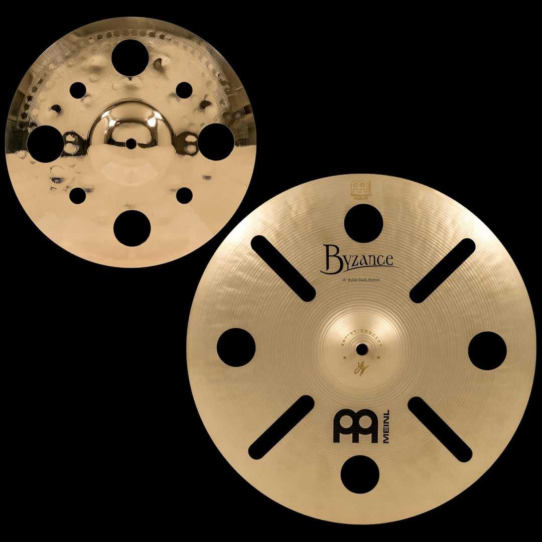 Meinl Cymbals Artist Concept Models Luke Holland Bullet Stack 12/16 Zoll (Video) Trash Stack Schlagz