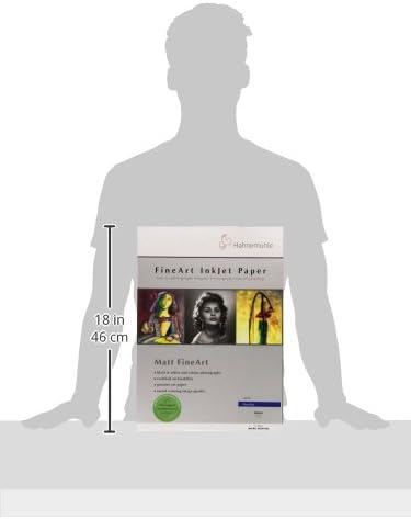 Hahnemühle 10641602 Digital FineArt Photo Rag Papier, 188 g/m², DIN A3, 297 x 420 mm, weiss, 297 x 4