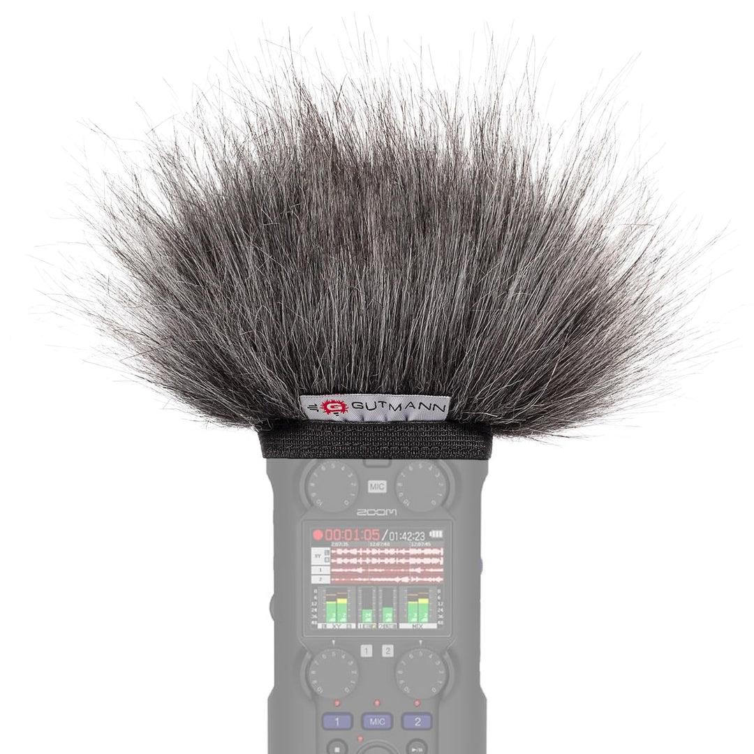 GUTMANN Mikrofon Windschutz für Zoom H5studio Grey Made in Germany