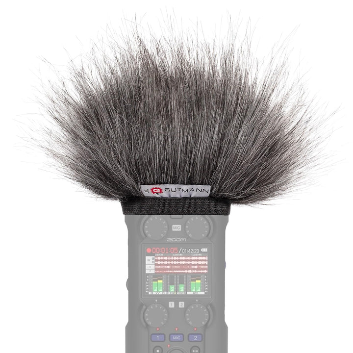 GUTMANN Mikrofon Windschutz für Zoom H5studio Grey Made in Germany