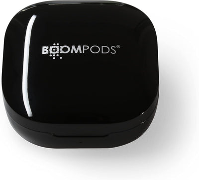 Boompods Bassline Compact True Wireless Bluetooth Kopfhörer, kabellose Ohrhörer & Ladebox, bis zu 27