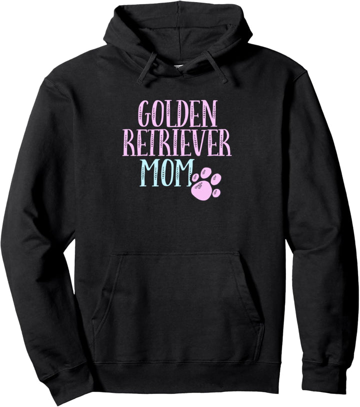 Golden Retriever Mama Dog Lover Mom Owner Cute Women Pullover Hoodie