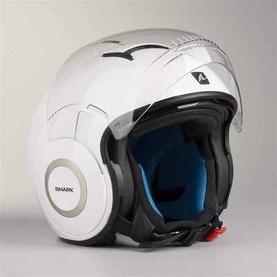 Shark Herren Nc Motorrad Helm (1er Pack) XS Weiss, XS Weiss