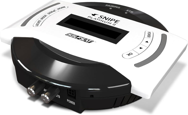 Selfsat Snipe Platinum 2 - Twin - Vollautomatische Satellitenantenne, Campingantenne mit BT Fernbedi