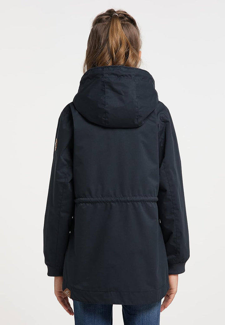 Ragwear Layra Mädchen Jacke Sommerjacke Kinder Übergangsjacke Wasserabweisend Parka Mantel 128 Navy