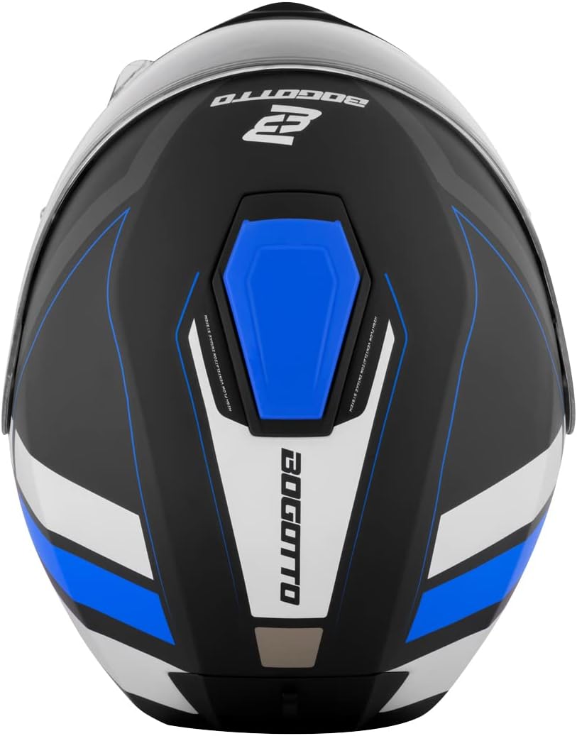 Bogotto FF403 Murata Klapphelm XS (53/54) blau/schwarz, XS (53/54) blau/schwarz