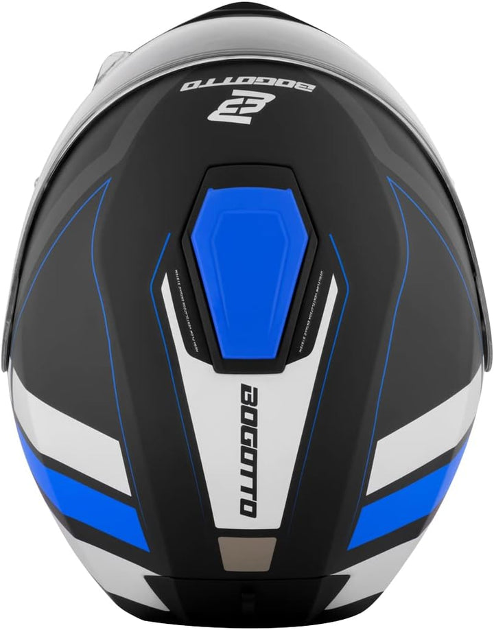 Bogotto FF403 Murata Klapphelm XS (53/54) blau/schwarz, XS (53/54) blau/schwarz