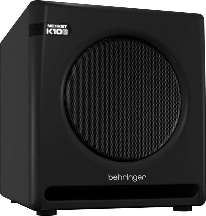 Behringer NEKKST K10S Audiophiler 10" Studio Subwoofer mit High Excursion Woofer NEKKST K10S Single,