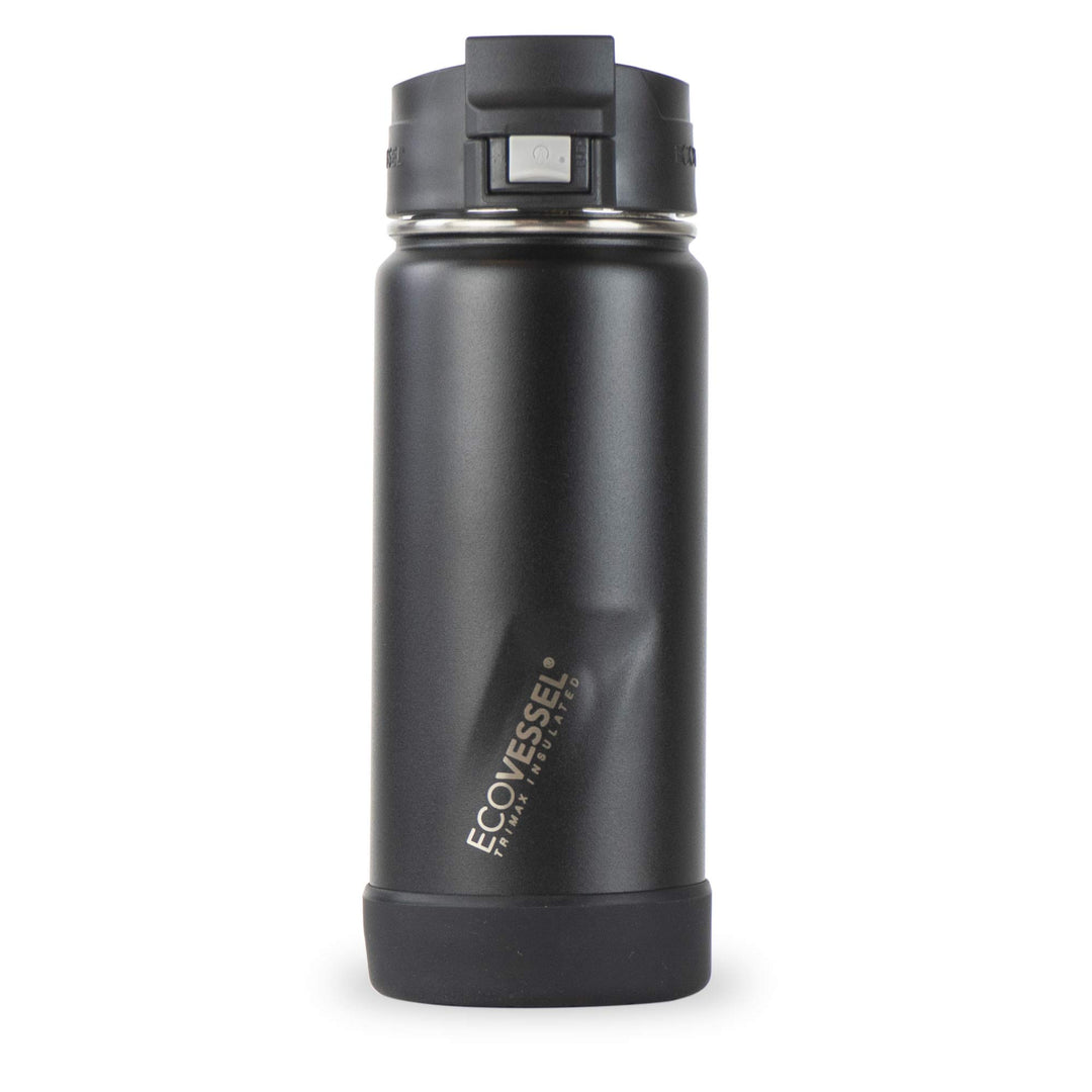 Eco Vessel Unisex-Adult Perk Trinkflasche 473 ml Black Shadow, 473 ml Black Shadow